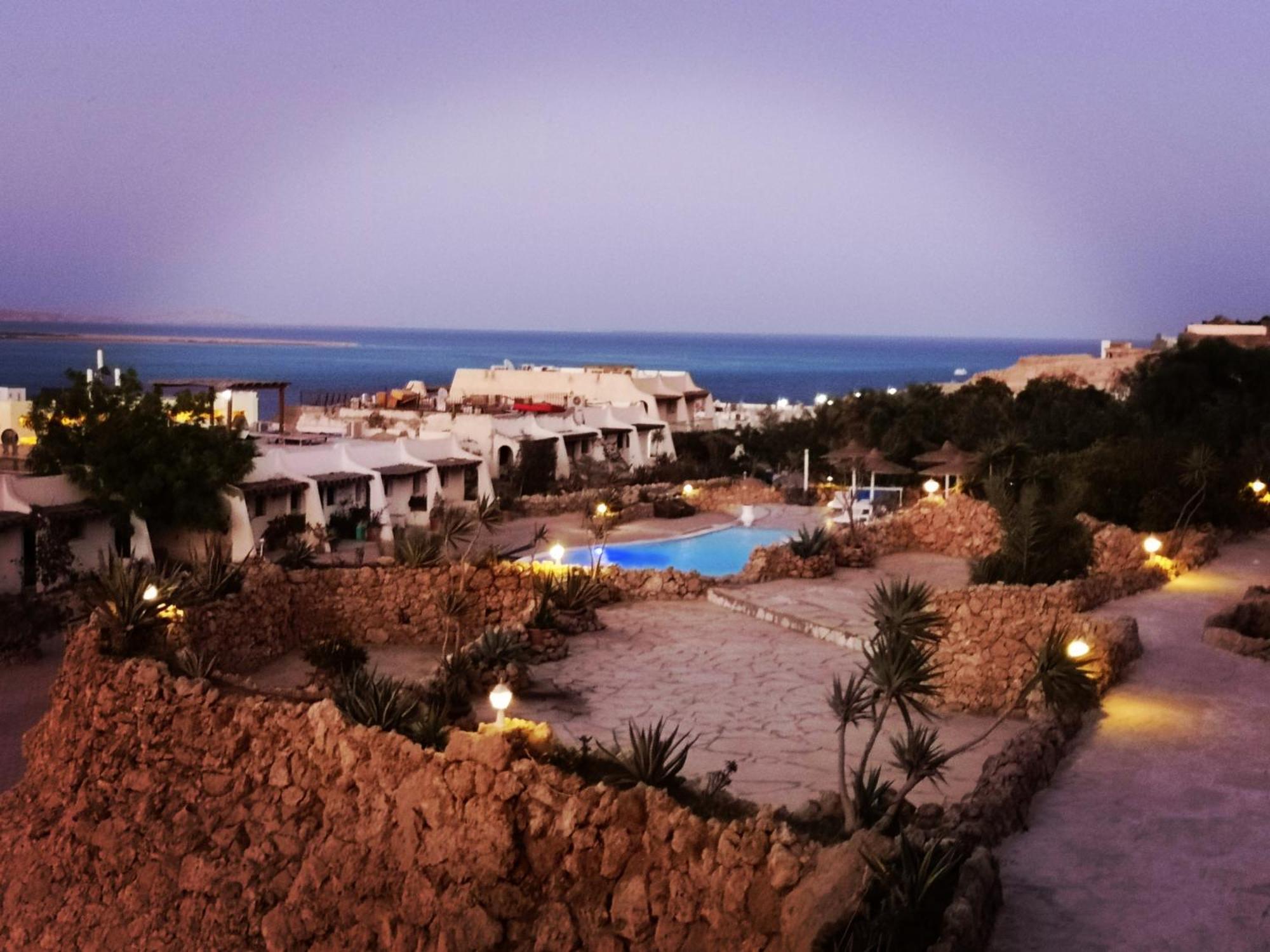 Cordoba Sea View Apartment With Open Air Jacuzzi At Mastaba Hurghada Eksteriør billede