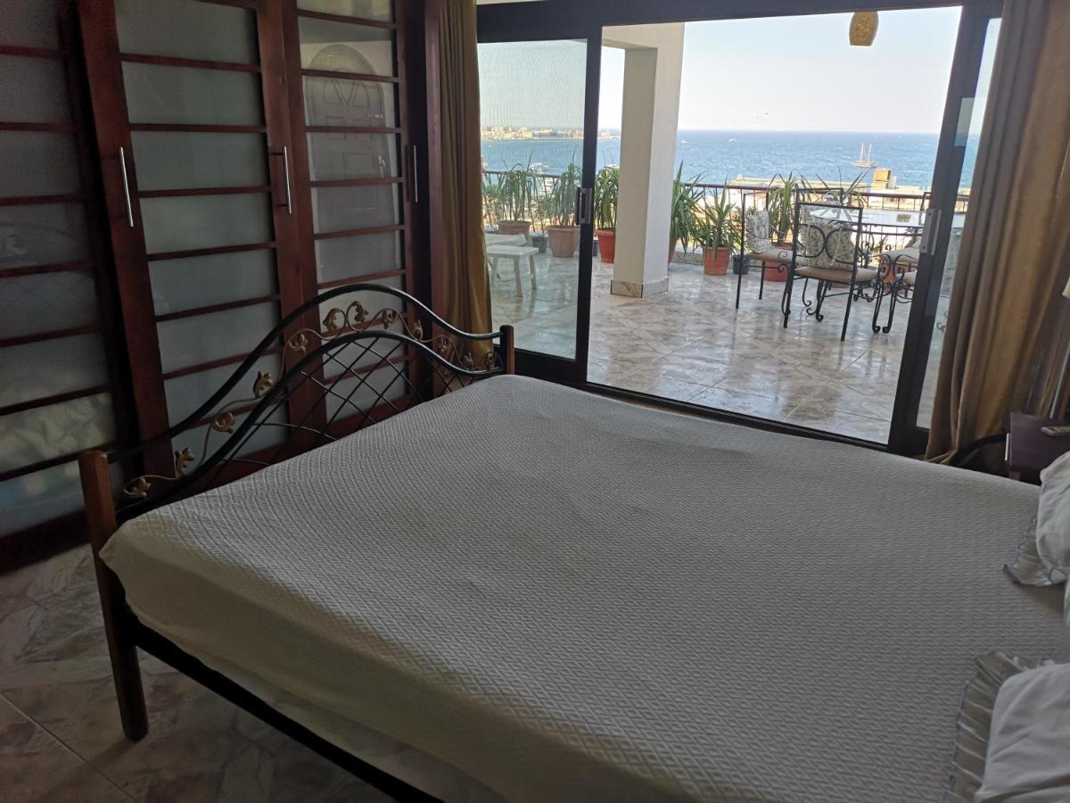 Cordoba Sea View Apartment With Open Air Jacuzzi At Mastaba Hurghada Eksteriør billede